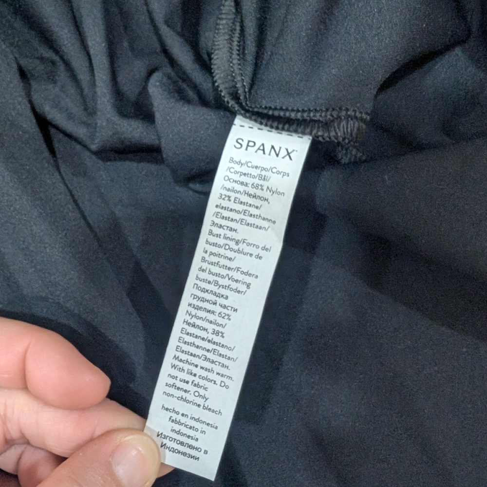 SPANX Black Get Moving Tank A-Line Mini Dress - Picture 14 of 15